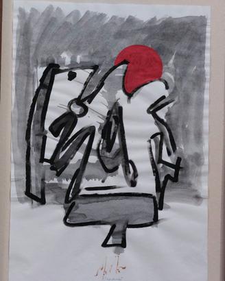 SERGIO DANGELO tecnica mista PUBBLICATA