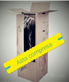 Scatole appendiabiti bauletto per trasloco 15 pezz