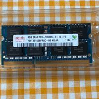Ram SoDimm DDR3 Hynix 4GB 2Rx8 PC3-10600S