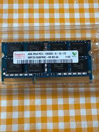 Ram SoDimm DDR3 Hynix 4GB 2Rx8 PC3-10600S