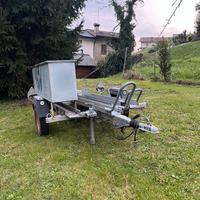 Carrello rimorchio porta moto