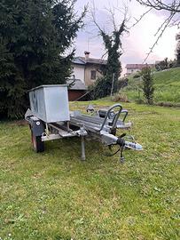 Carrello rimorchio porta moto