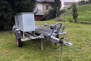 Carrello rimorchio porta moto