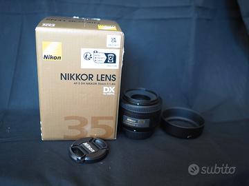 Obiettivo NIKKOR LENS AF-S 35 mm f 1.8