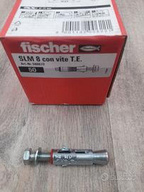 Tassello Fischer SLM 8 testa esagonale, foro 14mm