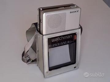 Sony Watchman FD-40E mini TV CRT da collezione