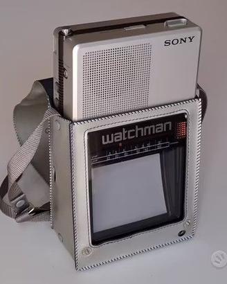 Sony Watchman FD-40E mini TV CRT da collezione
