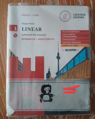 Libro di tedesco LINEAR 1 per Istituto Turistico