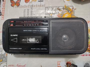 registratore cassette radio