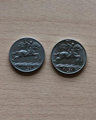 2 Monete 1 LEK 1939