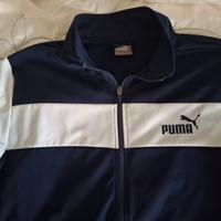 Tuta completa originale PUMA colore blu e bianca t