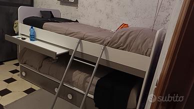 Letto a soppalco salvaspazio