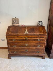 Ribalta filettata in noce – XVIII secolo originale