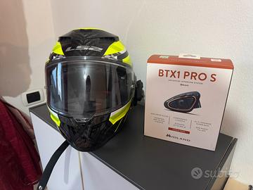 Casco ls2 carbon dragon + interfono midland