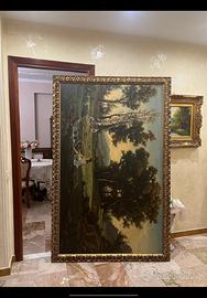 Quadro olio su tela molto grande