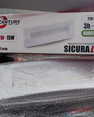 Lampada emergenza per interni e esterni LED 