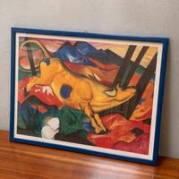 Poster, quadro, cornice, Franz Marc, yellow cow