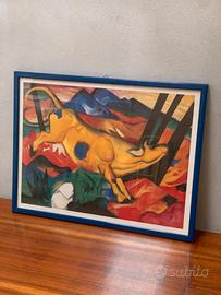 Poster, quadro, cornice, Franz Marc, yellow cow