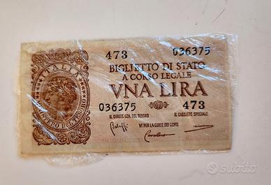 Banconota una Lira