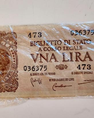 Banconota una Lira