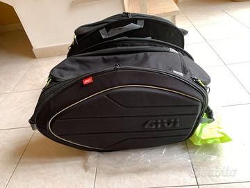 Borse laterali moto GIVI EA100B semirigide - espan