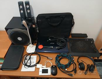 NOTEBOOK ACER DA 15.6 POLLICI,COMPLETO DI ACCESSOR