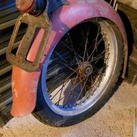 Gilera Saturno cerchio, parafango e portatarga