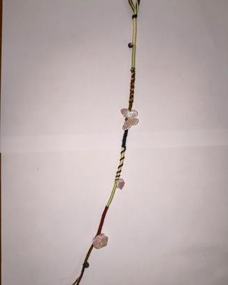 Treccia Capelli Boho Chic Fatta a Mano c/Ciondoli