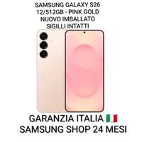 Samsung Galaxy S26 12/512GB - Pink Gold NUOVO