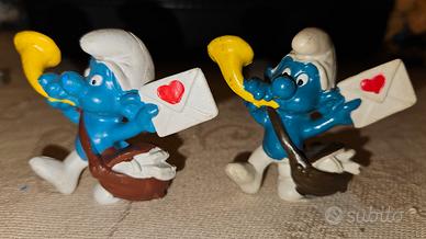 Coppia di puffi Pejo/schleich con varianti 