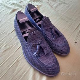 Mocassini Fratelli Rossetti pelle intrecciata 41