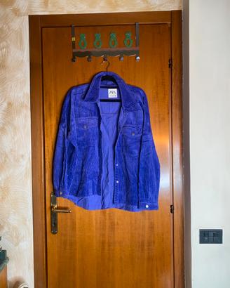 Giacca viola camicia zara viola