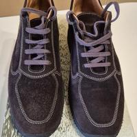 Scarponcini alti scamosciati marroni taglia 40