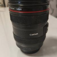 Bicchiere Plastica obiettivo fotocamera