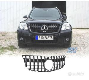 GRIGLIA MERCEDES GLK X204 08-12 LOOK AMG NERO LUCI