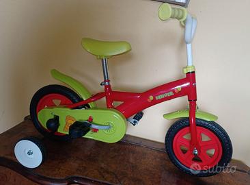 BICICLETTA BAMBINO BAMBINA CON ROTELLE NUOVA