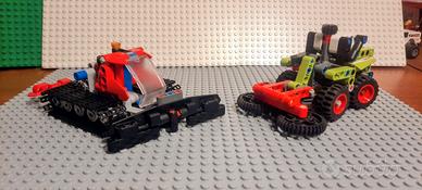 lego Technic trattore e gatto delle nevi