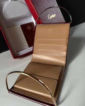 Porta banconote/ taccuino  pelle Cartier