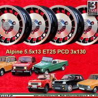 4 pz. cerchi Renault Alpine 5.5x13 ET25 R4 R5 R6