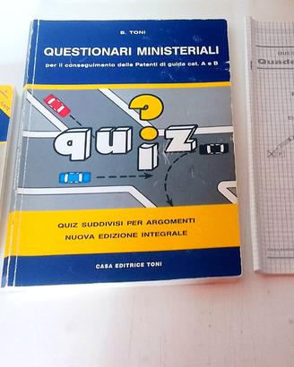 Libri scuola guida patente A e B + quiz ed eserciz