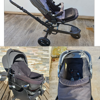 Passeggino Janè 3 ruote+Ovetto/Navicella+Base auto
