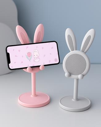 Supporto Telefono con Orecchie da Coniglio