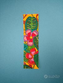 segnalibro dipinto a mano 