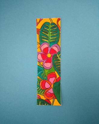 segnalibro dipinto a mano 