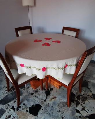 TAVOLO TONDO + SEDIE