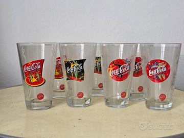 Coca-Cola Bicchieri da Collezione Serie 4 Soggetti