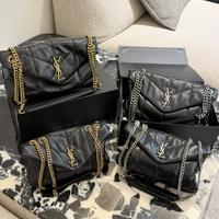 Borsa a spalla Yves Saint Laurent Loulou Puffer da