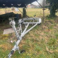 Carrello mono asse trasporto barca