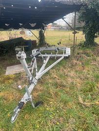 Carrello mono asse trasporto barca