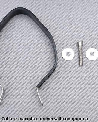 Collare marmitte universali con gomma